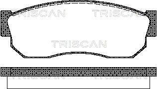 TRISCAN Brzdové doštičky/platničky 8110 68177 8110 68177 TRISCAN Športové brzdové doštičky Subaru lacné