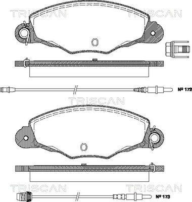 TRISCAN Bremseskive 8120 65101 TRISCAN 812065101 99 Sedan Sports bremseskiver pris