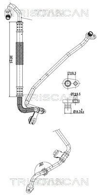 TRISCAN Flange, ratstamme 8500 38901 8500 38901 TRISCAN Led, ratstamme Skoda billig