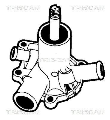 TRISCAN Vesipumppu 8600 28075 8600 28075 TRISCAN Vesipumpun PEUGEOT 407