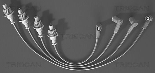 TRISCAN Sytytysjohtosarja 8860 4331 FIAT Sytytysjohdot TRISCAN 8860 4331