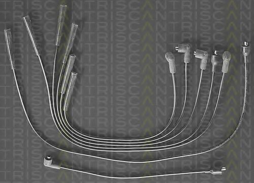 TRISCAN Bougiekabels 8860 7230 Nissan PATROL Bougiekabelset TRISCAN 8860 7230