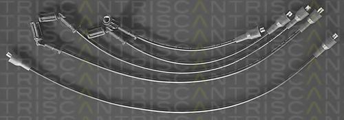 TRISCAN Tennplugg kabelsett 8860 7259 Tennpluggkabler TRISCAN Fiat SEDICI 8860 7259