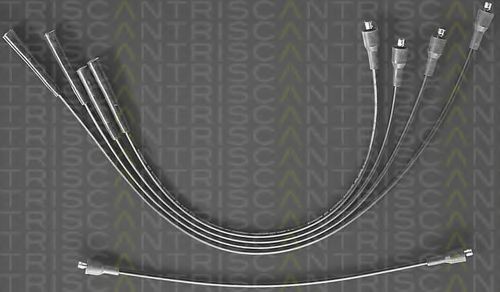 TRISCAN Tennplugg kabelsett 8860 7261 Tennkabler TRISCAN SEDICI 8860 7261 billige