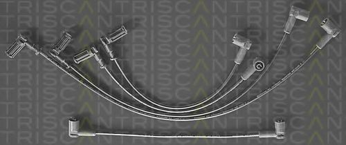 TRISCAN Süütesüsteemikomplekt 8860 7285 8860 7285 Küünlajuhtmed FIAT SEDICI TRISCAN