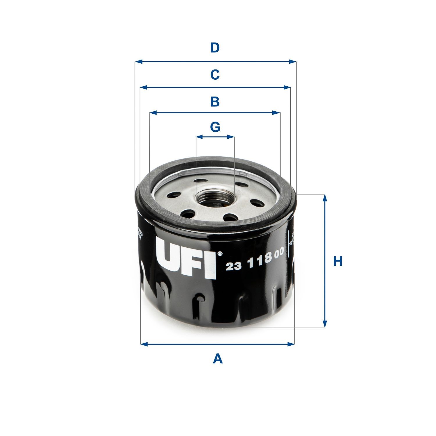 UFI Olejový filter 23.118.00 Olejový filter UFI Renault ARKANA 23.118.00