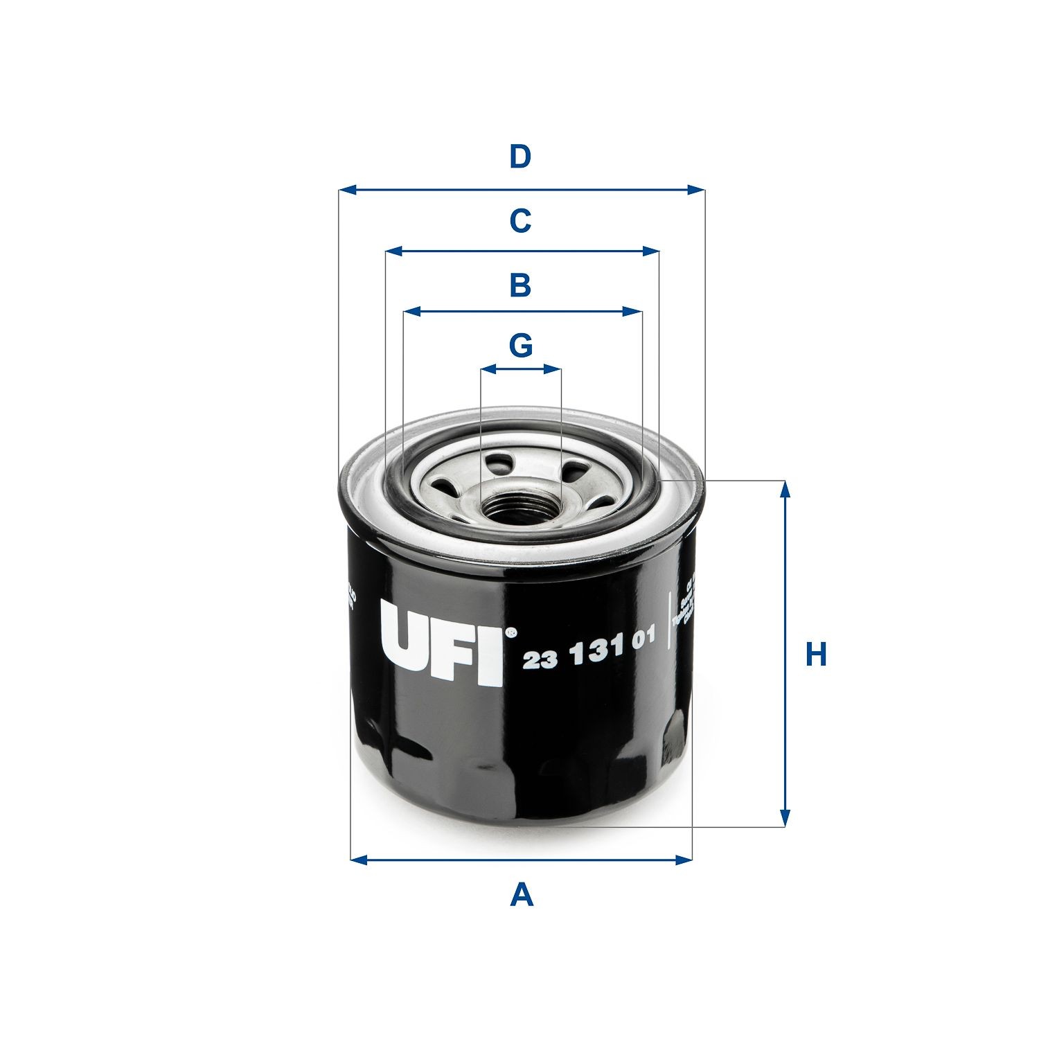 UFI Eļļas filtrs 23.131.01 Eļļas filtri UFI Suzuki JIMNY 23.131.01