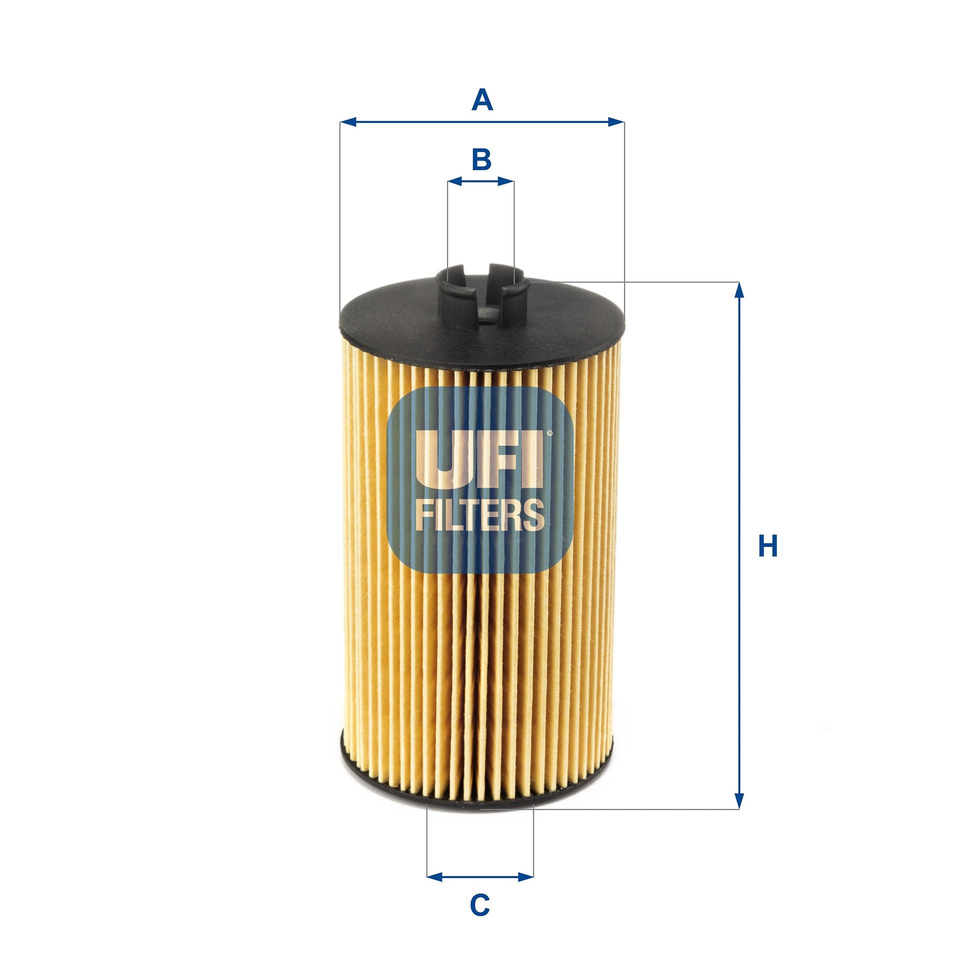 Oliefilter UFI 25.007.00 UFI 25.007.00: Motorolie filter Mercedes VARIO 2014