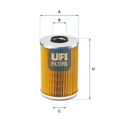 UFI Oliefilter 25.539.00 UFI 25.539.00 Oliefilter