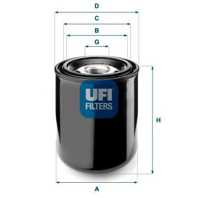 UFI Lufttørkerpatron 27.259.00 UFI 27.259.00 Lufttørkerpatron