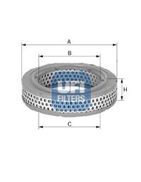 UFI Luftfilter 27.380.00 Luftfilter UFI 500 / 595 / 695 27.380.00 billig