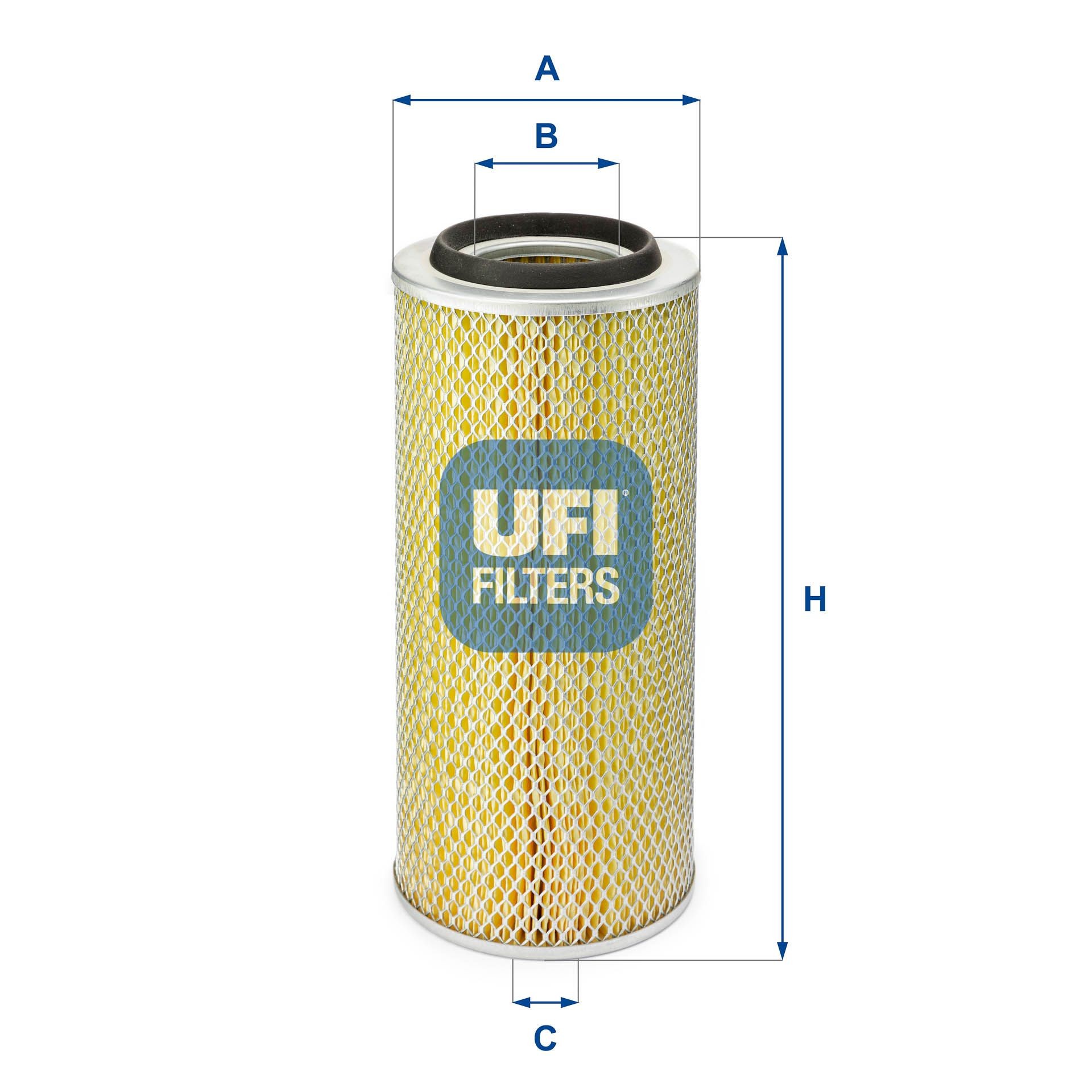 UFI Filtro aria 27.828.00 27.828.00 Filtro aria UFI NISSAN NT400 costo