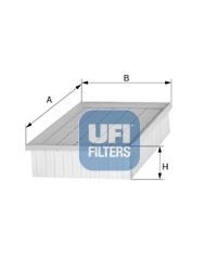 UFI Luchtfilter 30.004.00 UFI 30.004.00 Luchtfilter van de motor Convoy Flatbed Vrachtwagen / Chassis goedkoop