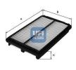UFI | Filtro de ar 30.231.00 para HONDA Accord VI Aerodeck (CF) baratas online