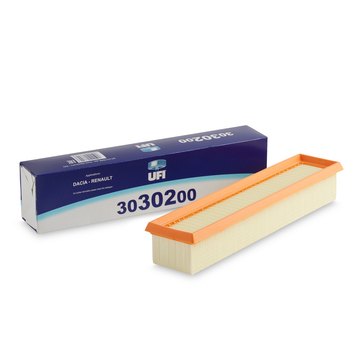 Filtro aria UFI 30.302.00 UFI 30.302.00 Filtro aria motore RENAULT TWINGO 2009