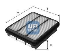 UFI Luftfilter 30.335.00 Luftfilter UFI LUBLIN 30.335.00 billige