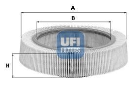 UFI Filtro de ar 30.896.00 UFI 30.896.00 Filtro de ar Mercedes W123 preço