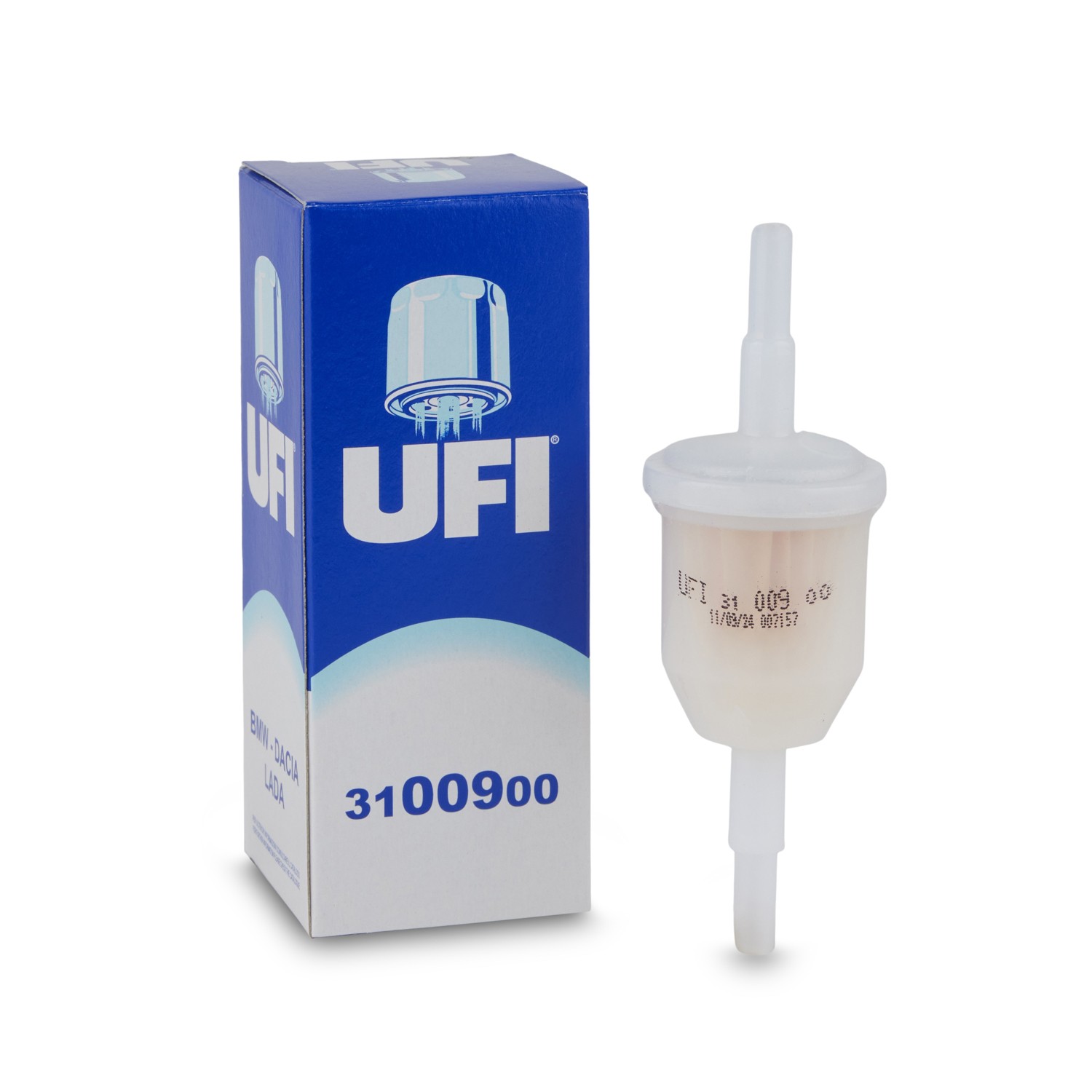 UFI Brandstoffilter 31.009.00 Benzinefilter van de motor UFI 9-5 31.009.00 goedkoop