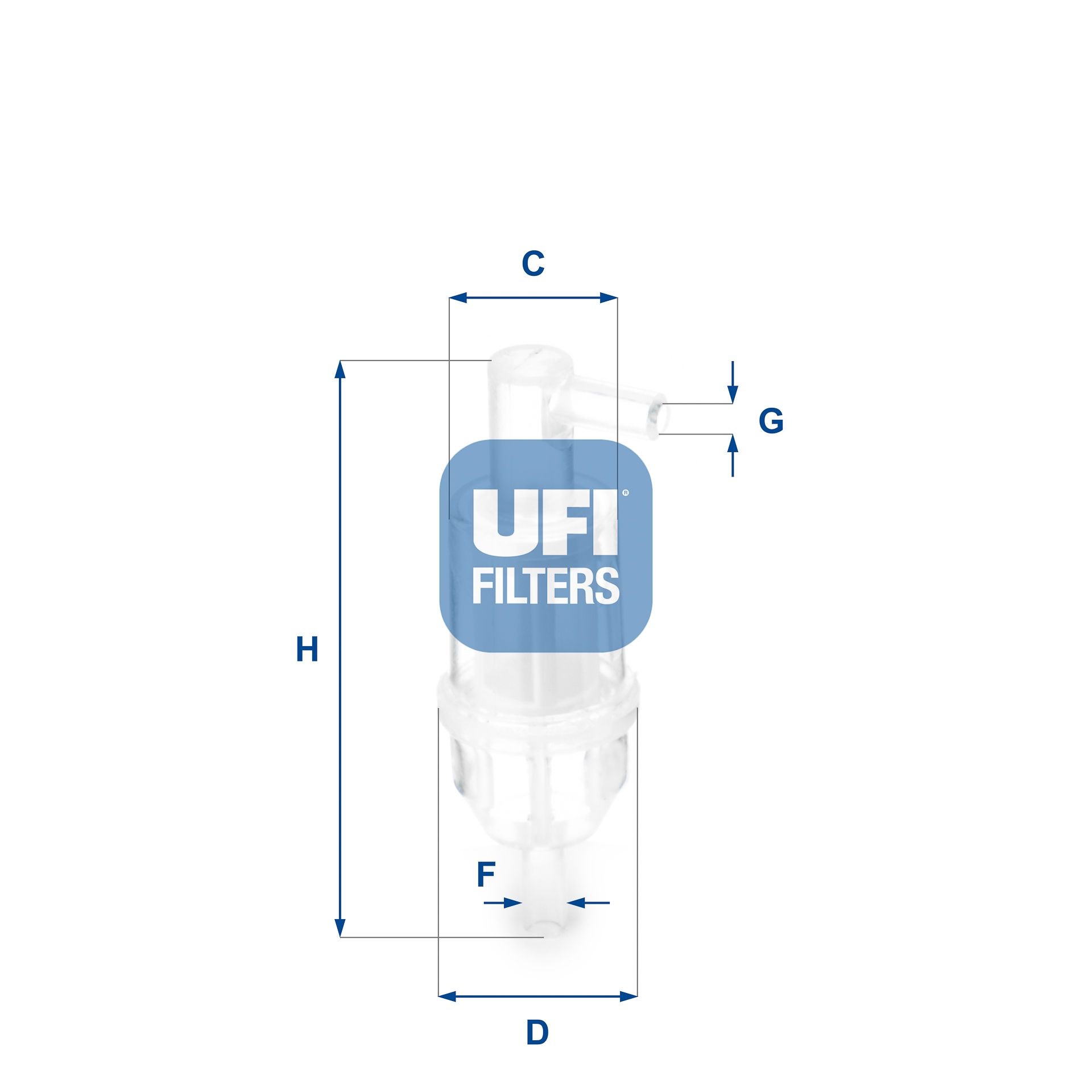 UFI Filtro carburante 31.013.00 31.013.00 Filtro carburante UFI KIA PROCEED costo