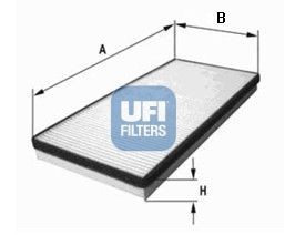 UFI Kupefilter 53.065.00 UFI 53.065.00 Klimafilter Accord VI Hatchback (CH, CL) pris