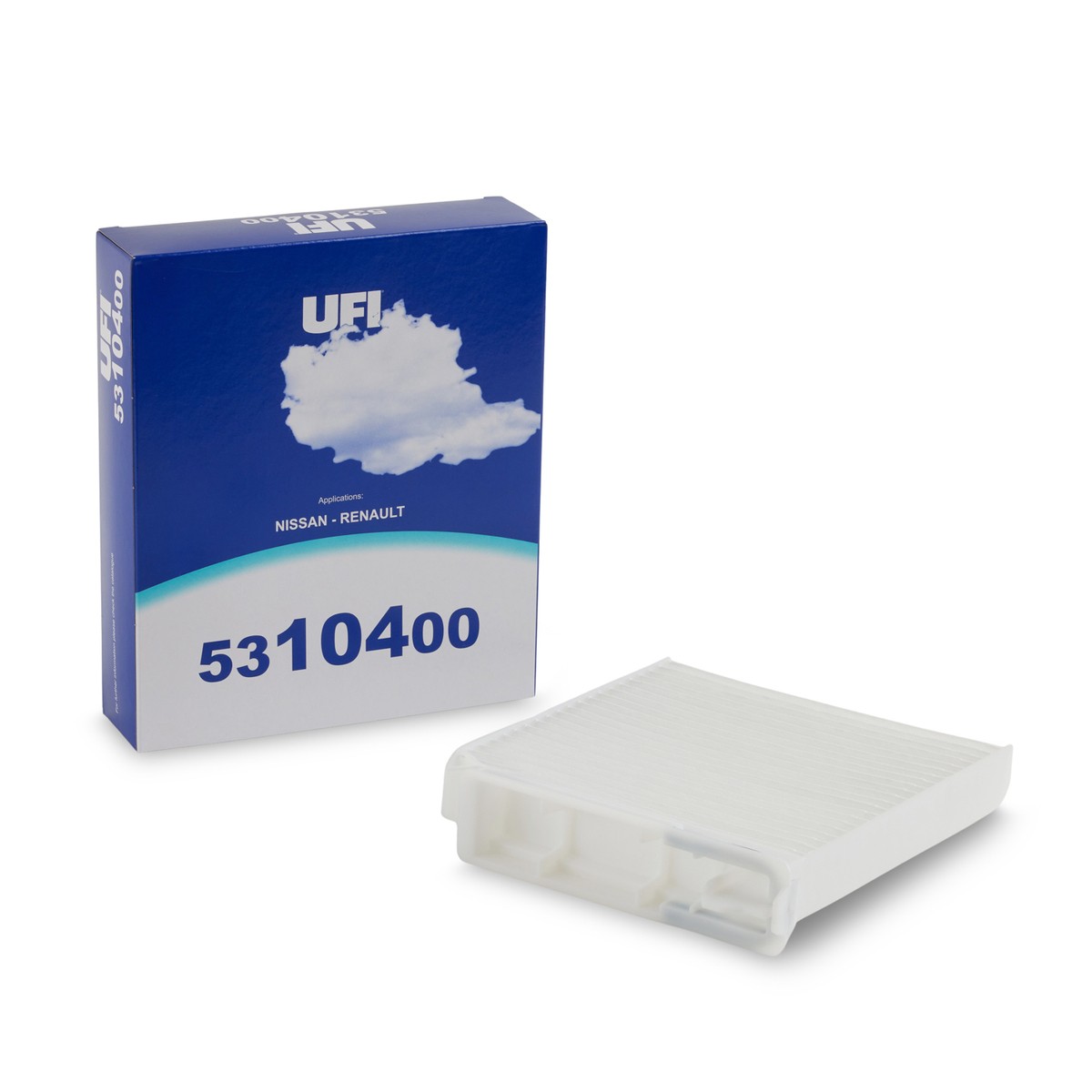 UFI Filtro abitacolo 53.104.00 53.104.00 costo Filtro abitacolo UFI NISSAN NAVARA