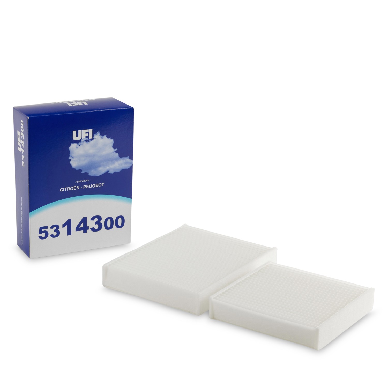 UFI Interieurfilter 53.143.00 Pollen-filter UFI 508 53.143.00 goedkoop
