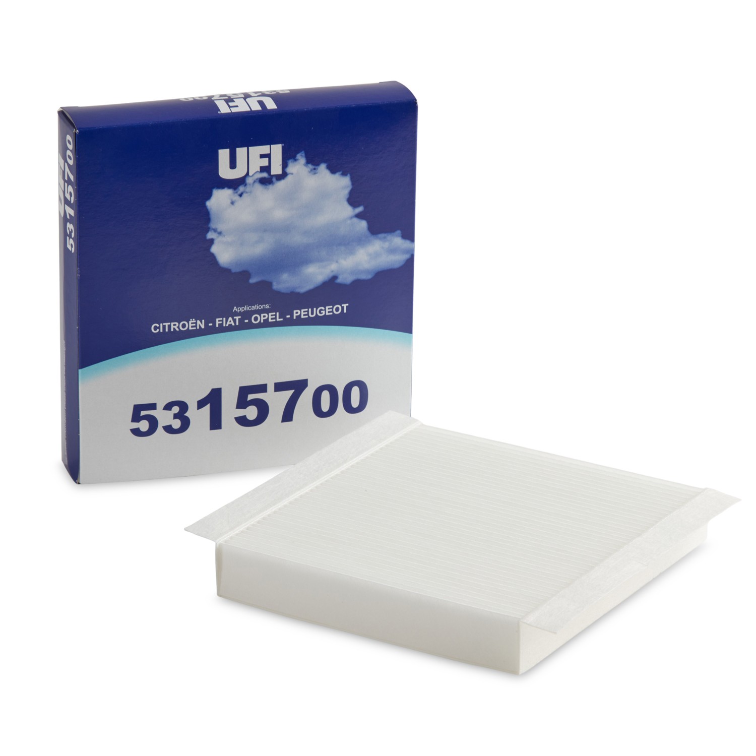 UFI Φίλτρο, αέρας εσωτερικού χώρου 53.157.00 Φίλτρα καμπίνας UFI TIGRA 53.157.00 φθηνά