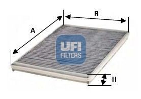 UFI Filter, salongiõhk 54.116.00 Salongifilter UFI 5 54.116.00 odav