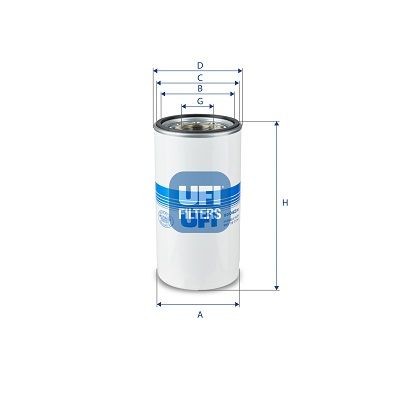 UFI Filter, servostyring 80.042.00 Hydraulikkfilter UFI Nissan CABSTAR 80.042.00