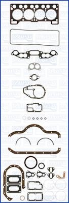 AJUSA Tetnings helsett, motor 50006900 AJUSA 50006900 Tetnings helsett motor Renault Megane II stasjonsvogn billige