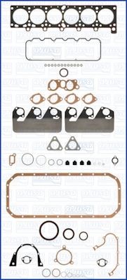 AJUSA Komplet pakningssæt, motor 50044300 AJUSA 50044300 originale Komplet pakningssæt motor RENAULT LOGAN pris