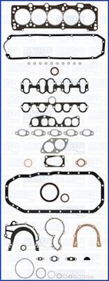 AJUSA Tihendite täiskomplekt, Mootor 50061800 Tihendite täiskomplekt mootor Audi 8P7 50061800 AJUSA