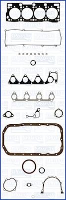 AJUSA Tetnings helsett, motor 50128600 AJUSA 50128600 Tetningssett veivhus Mazda B Series UF pris
