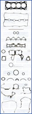 AJUSA Hel packningssats, motor 50132900 AJUSA 50132900 Packningssats vevhus Mazda 323 BF