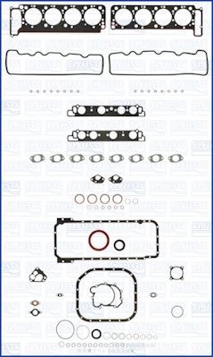 AJUSA Hel packningssats, motor 50143600 AJUSA 50143600 vevhuspackning R107 pris