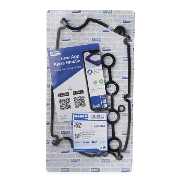 AJUSA Gasket Set, cylinder head cover 56028200 AJUSA 56028200 Volkswagen Polo II Van (86CF) valve cover gasket replacement