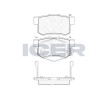 ICER | Jogo de pastilhas para travão de disco 181187 para HONDA Accord IV Coupe (CB, CC) baratas online