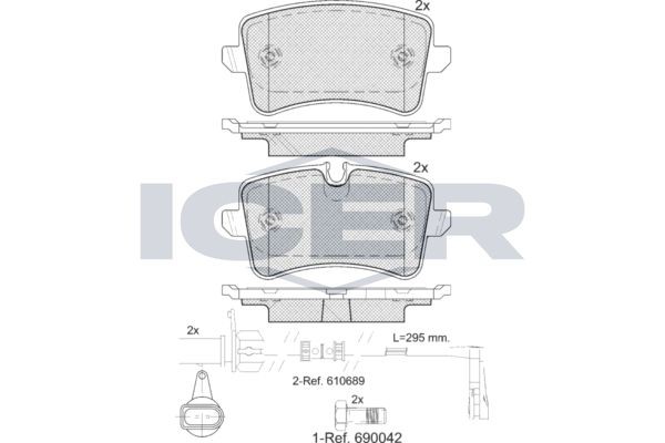 ICER Τακάκια φρένων 181986 Τακάκια φρένων ICER BOXSTER 181986 φθηνά