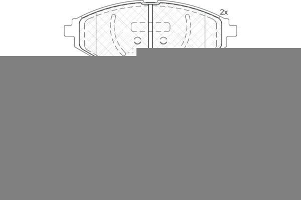 ICER Bremseklosser 182040 Klosser ICER Chevrolet EQUINOX 182040