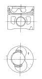 IPSA Piston PI002502 IPSA PI002502 Piston