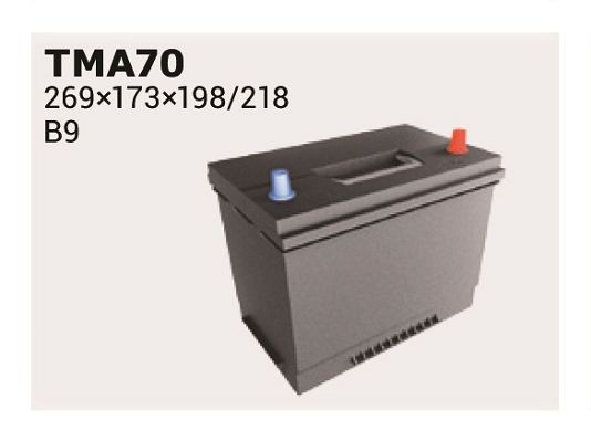 IPSA Autobatéria TMA70 TMA70 Żtartovacia batéria FORD TRANSIT COURIER IPSA