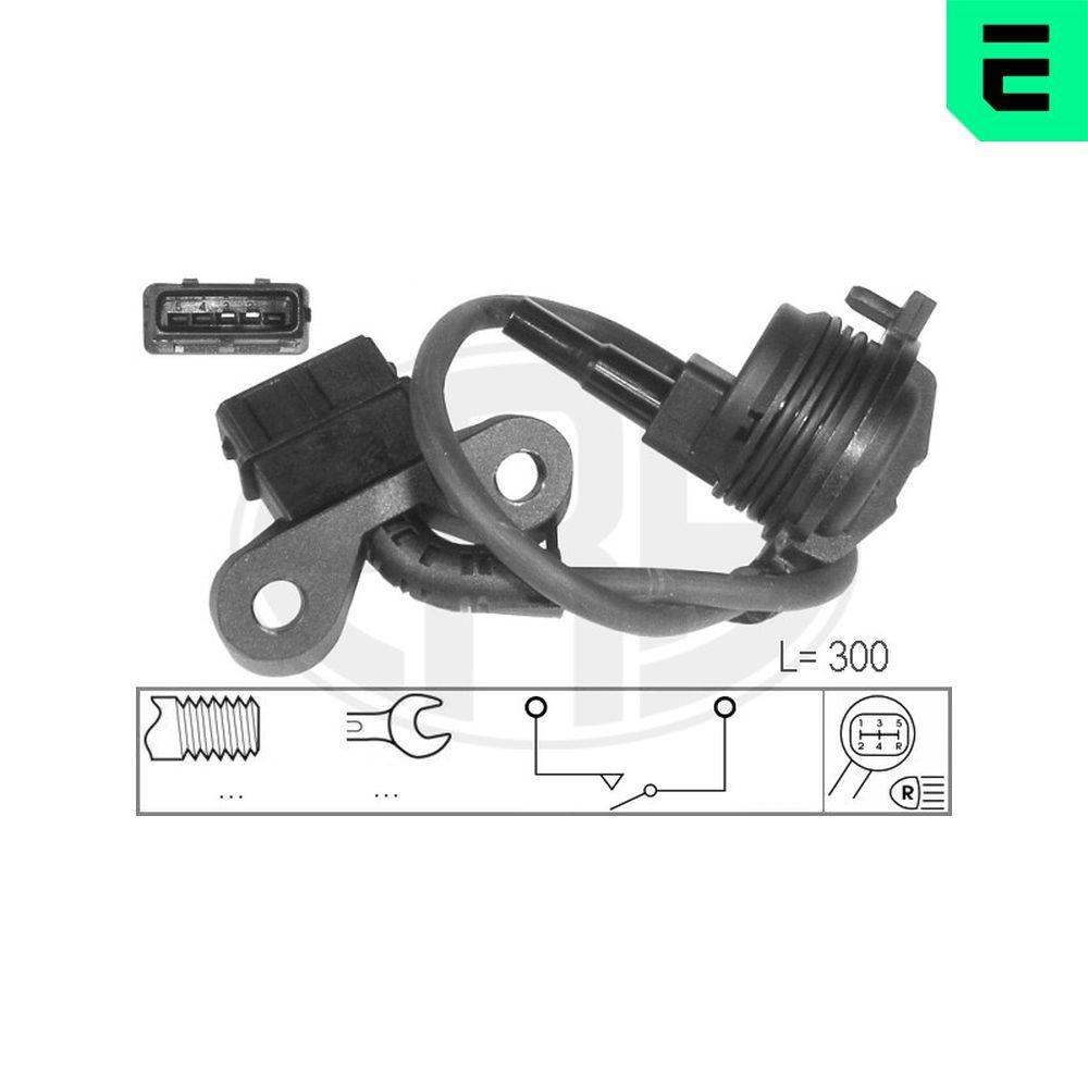 Διακόπτης, φώτα όπισθεν ERA 330753 ERA 330753 Διακόπτης φώτων όπισθεν PORSCHE BOXSTER 2013