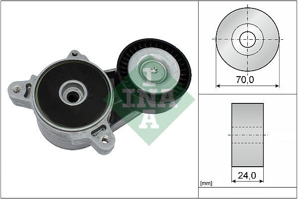INA Spennarm, vifterem 534 0361 10 INA 534 0361 10 Remstrammer PROTON SAGA originale