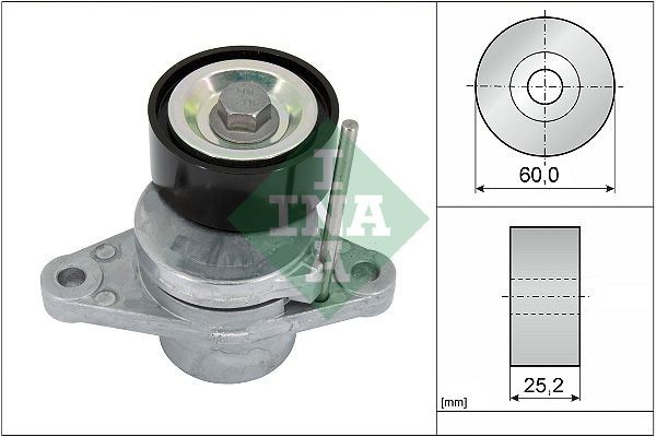 INA Braccio tenditore, Cinghia Poly-V 534 0474 10 INA 534 0474 10 Tenditore cinghia servizi Terrano III (D10) originale prezzo