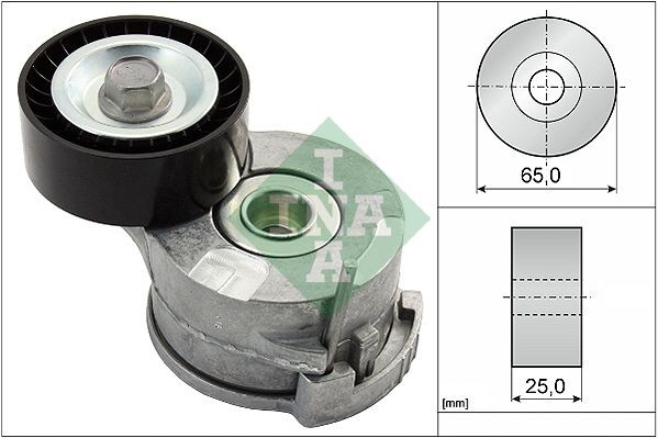 Tensor, correia trapezoidal estriada INA 534 0369 10 INA 534 0369 10 Esticador da correia do alternador PEUGEOT 407 2018