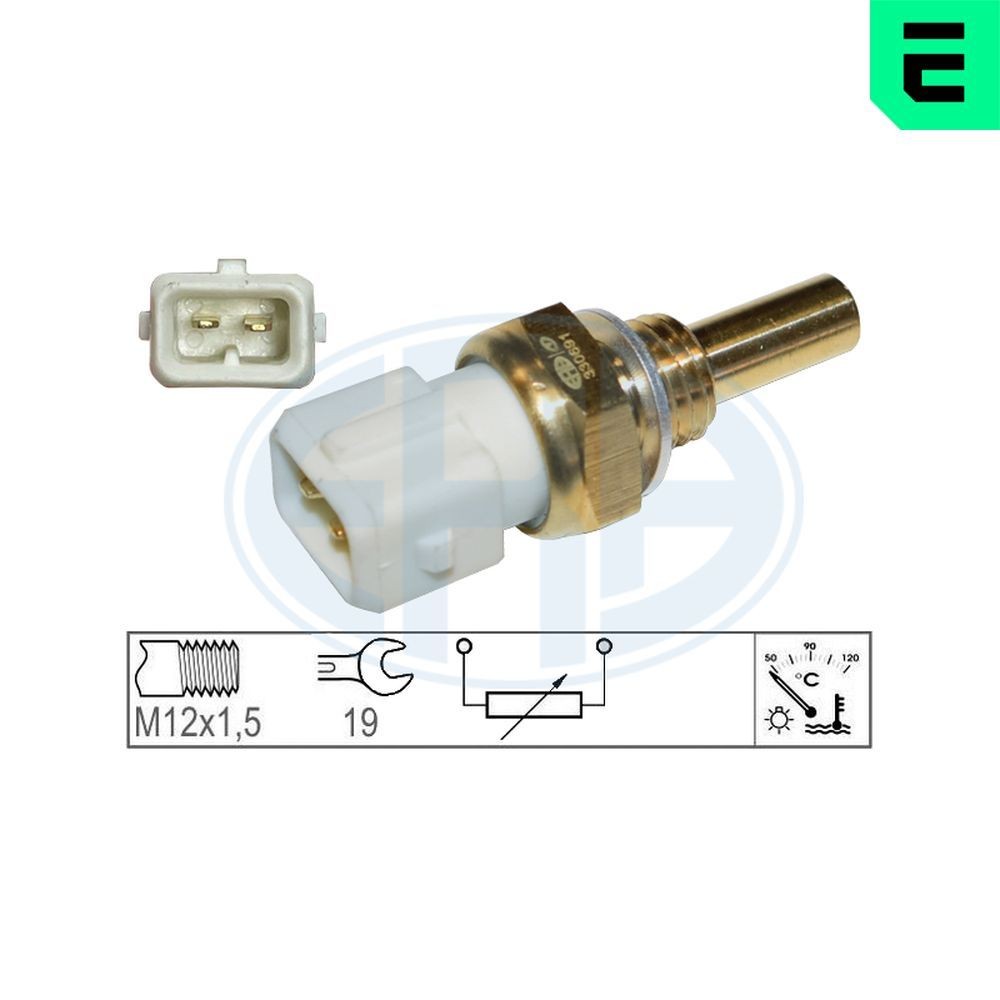 ERA Sensor, kølevæsketemp. 330691 330691 Temperatursensor ERA FIAT 127