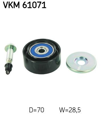 SKF Seade- / juhtrull, soonrihm VKM 61071 SKF VKM61071 Seaderull Toyota Prado J120 hind