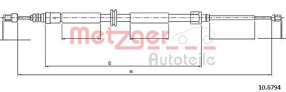 METZGER Handremkabel 10.6794 Remkabel METZGER 4 10.6794 goedkoop