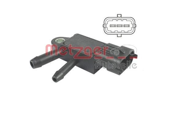 METZGER Sensor, pressãodos gases de escape 0906019 0906019 Sensor gases de escape VOLVO C30 METZGER