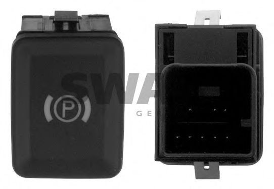 SWAG Kontakt, parkeringsbremseaktivering 30 93 7606 30 93 7606 Kontakt, kontrollampe håndbremse SEAT ALHAMBRA SWAG